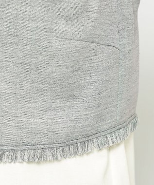 uncrave リネンライクツイル ジレブラウス グレー