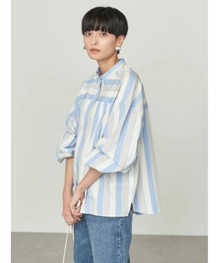 AMERICAN HOLIC イージーケア切替タックワイドシャツ Multi