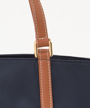 LA BAGAGERIE ひねり金具付きエレガンストート　Mサイズ ネイビー