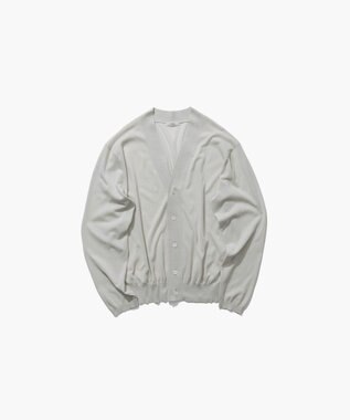 ATON HIGH TWIST COTTON | Ｖネックニットカーディガン