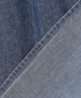 ANY L シアーデニムオーバーシャツ フェードインディゴ