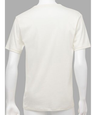 WACOAL MEN インナー　綿100％　洗濯してもやわらかさ続く　毛玉になりにくい　3分袖　クルーネック　/ワコールメン　WL5023 ホワイト