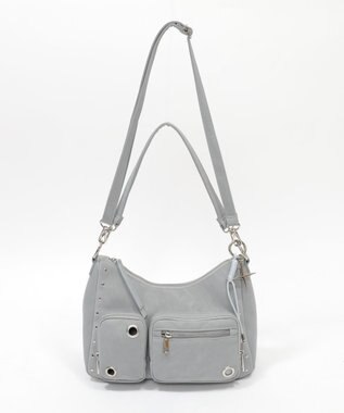 WEGO BIGハトメ2wayショルダー ライトグレー