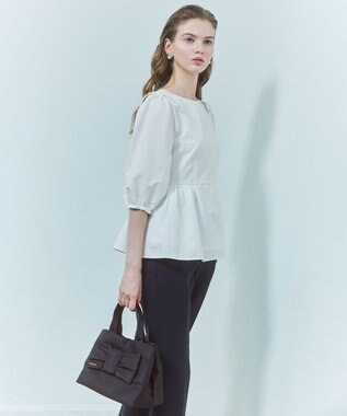 TOCCA TIED RIBBON NYLONBAG バッグ ブラック系