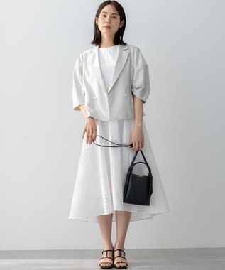 組曲 S リネンレーヨン ジャケット グレージュ系