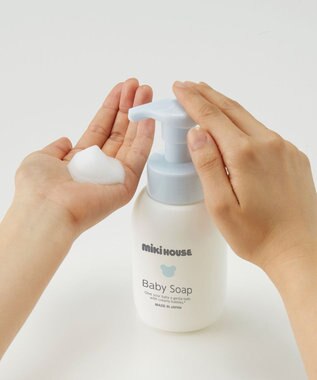 MIKI HOUSE HOT BISCUITS 【ミキハウス】 ベビースキンケア ベビーソープ 白