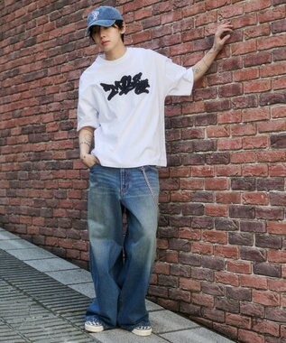 WEGO グラフィックBIG　T（SS） ホワイト