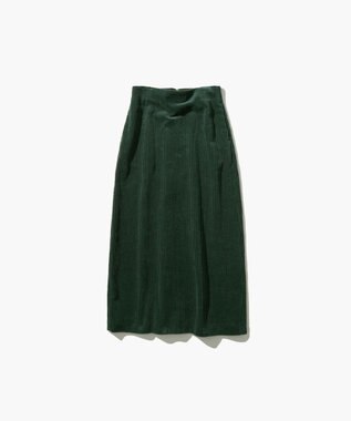 ATON 5W COTTON CORDUROY | ペンシルスカート GREEN