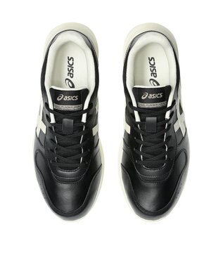 ASICS WALKING ゲルファンウォーカー メンズ 4E相当 ブラック×アイボリー