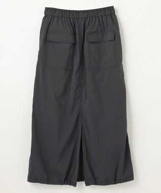 ANY L 【ウエストゴム】撥水ナイロンベイカースカート スミクロ