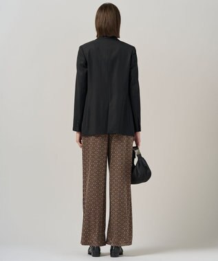 ICB L 【30th ANNIVERSARY】 モノグラムプリントスムース ワイドパンツ キャメル×ブラック系