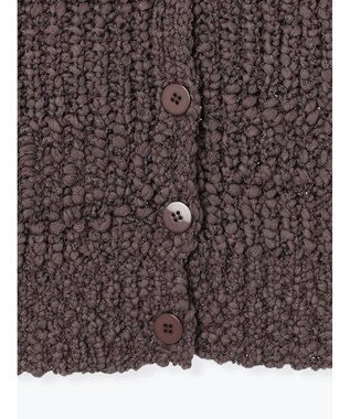 Te chichi スラブヤーンニットベスト チャコールグレー