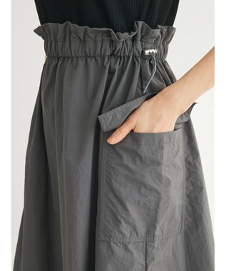 Green Parks ・ＥＬＥＮＣＡＲＥ　ＤＵＥ　ミリタリードッキングワンピ Charcoal Gray