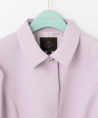 TOCCA 【洗える】CANVAS STORY ステンカラーコート ピンク系