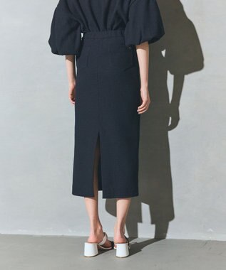 GRACE CONTINENTAL ジャージペンシルスカート ブラック