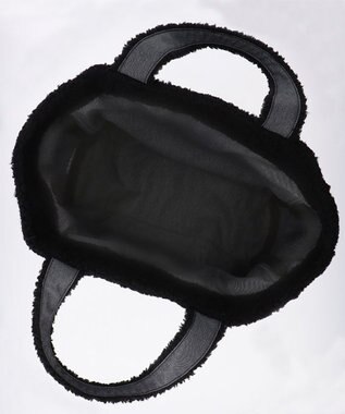 LeSportsac TWO WAY DENIM TOTE/ブラックデニム/ブラックシェルパ ブラックデニム/ブラックシェルパ