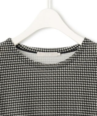 ICB ベロアプリント ジャージーカットソー ブラック柄系