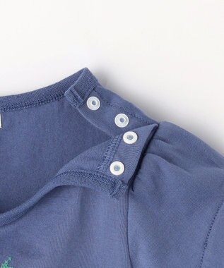 組曲 KIDS 【90-100㎝】 フラワーリースTeeシャツ ブルー