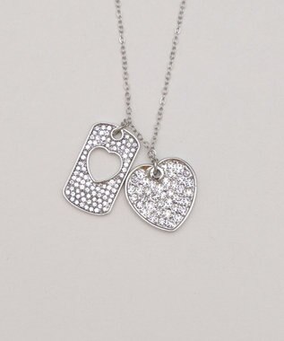 WEGO Lラインストーンダイカットネックレス 柄3