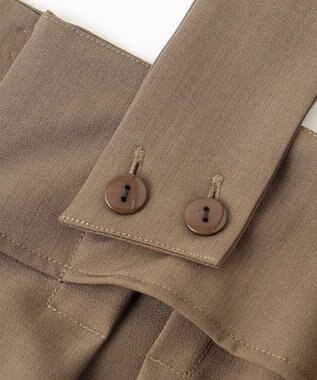 Feroux 【2WAY】サス付きリボン パンツ ダークブラウン系