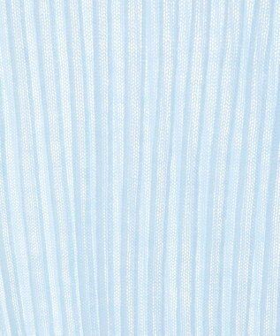 Green Parks シアーリブニット Sax