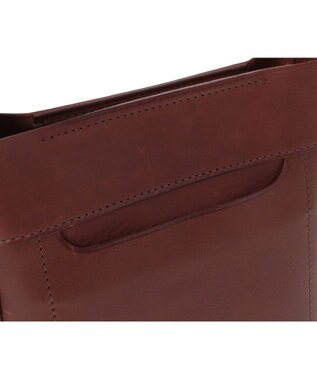 genten ミネルヴァ 縦長ショルダーバッグ ココア