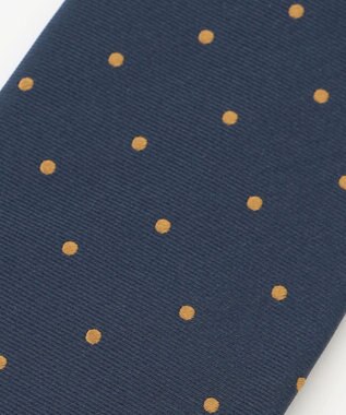 KASHIYAMA KASHIYAMAオリジナル【JAPAN MADE】ドットネクタイ オレンジ