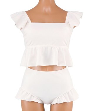 San-ai Resort（三愛水着楽園） 【ブラック新色】ノンワイヤービキニ　9M　【San-ai Resort（サンアイリゾート）】 ホワイト