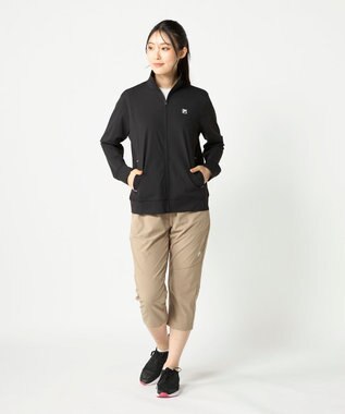 FILA GOLF／marie claire 【FILA GOLF】スタンドカラーフルジップブルゾン ブラック