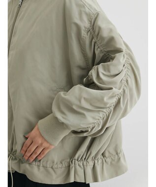Green Parks 袖ギャザーＭＡー１ブルゾン Khaki
