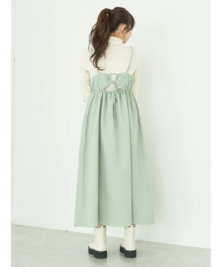earth music&ecology バックオープンキャミワンピース Mint