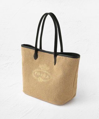 TOCCA 【A4サイズ対応】TO THE SUNLIGHT BAG かごバッグ ブラック系