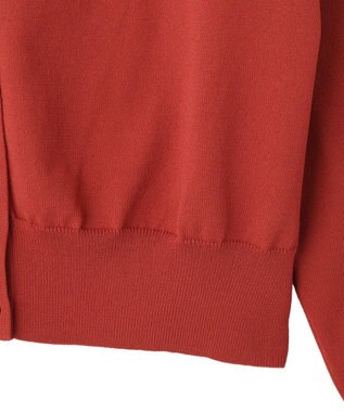 YECCA VECCA 【UVカット】クルーネックカーディガン Red