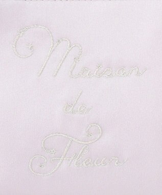 Maison de FLEUR スターリボンポーチ Silver