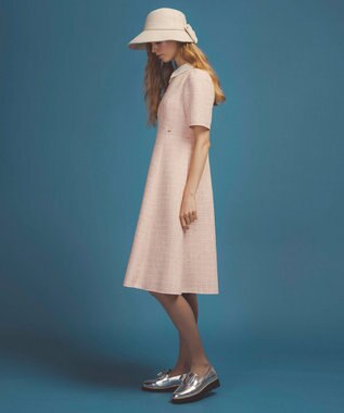 TOCCA 【洗える・消臭】 TWEED BLOSSOM ドレス ピンク系5