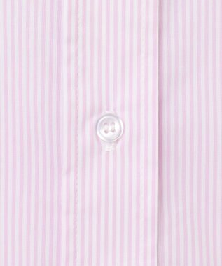 ANY 【洗濯機可能/接触冷感/UVケア】カラーストライプシャツ ピンク