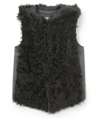 BEIGE， CLAWLEY / ファー ジレ C.Gray