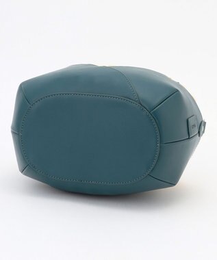 Y'SACCS 【ムック本掲載】ウィッカーバスケットショルダー ピーコックグリーン