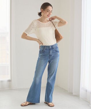 WEGO 【ANGIE VINTAGE】レースTシャツ ホワイトアイボリー