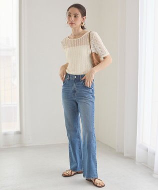 WEGO 【ANGIE VINTAGE】レースTシャツ ホワイトアイボリー