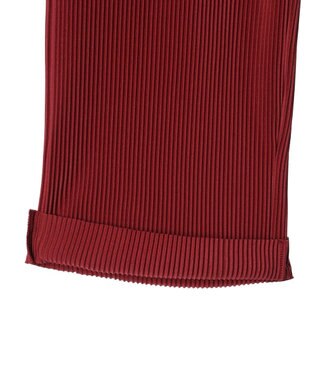 CRAFT STANDARD BOUTIQUE カットプリーツパンツ Bordeaux