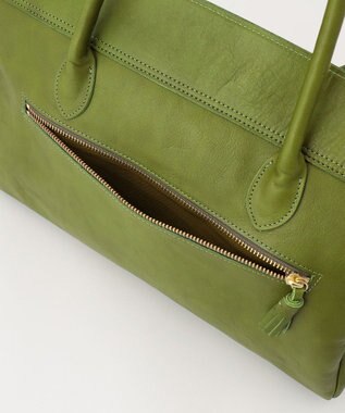 UNBILLION 【テレビ ドラマ着用アイテム】perche 姫路オイルレザーフラップ付きトートバッグ OL