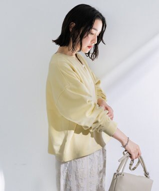 Green Parks ＳＥＴ２点　深Ｖネック裏毛＋プルオーバー Yellow