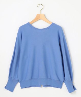 組曲 S フラワーメタルドルマン ニット ブルー系