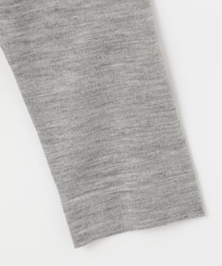 自由区 【洗える/Sサイズ有】カシミヤシルクブレンド ニットカーディガン ライトグレー系