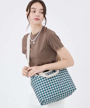 LeSportsac DELUXE EASY CARRY TOTE/フォレストギンガム