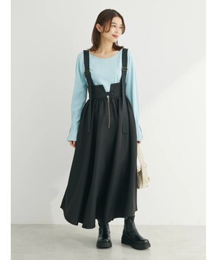 Green Parks ・Ｄｏｕｂｌｅ　Ｆｌａｇｓサスペンダーミリタリースカート