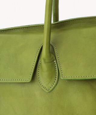 UNBILLION 【テレビ ドラマ着用アイテム】perche 姫路オイルレザーフラップ付きトートバッグ OL