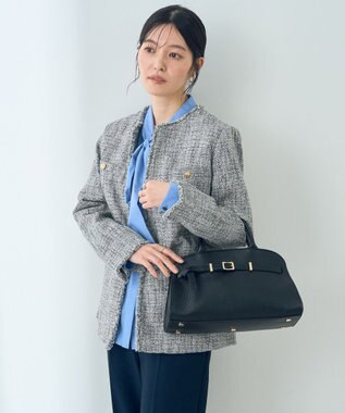 YECCA VECCA 【story.】ベルトハンドバッグ Black