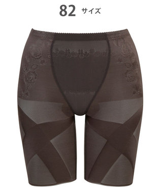 Wing ガードル ロング丈 【スリムアップパンツ】 はいて歩いてエクササイズ KQ0821 ウイング／ワコール カカオ